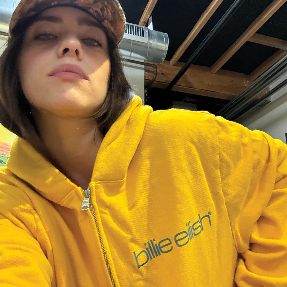 Billie eilish zip up hoodie online