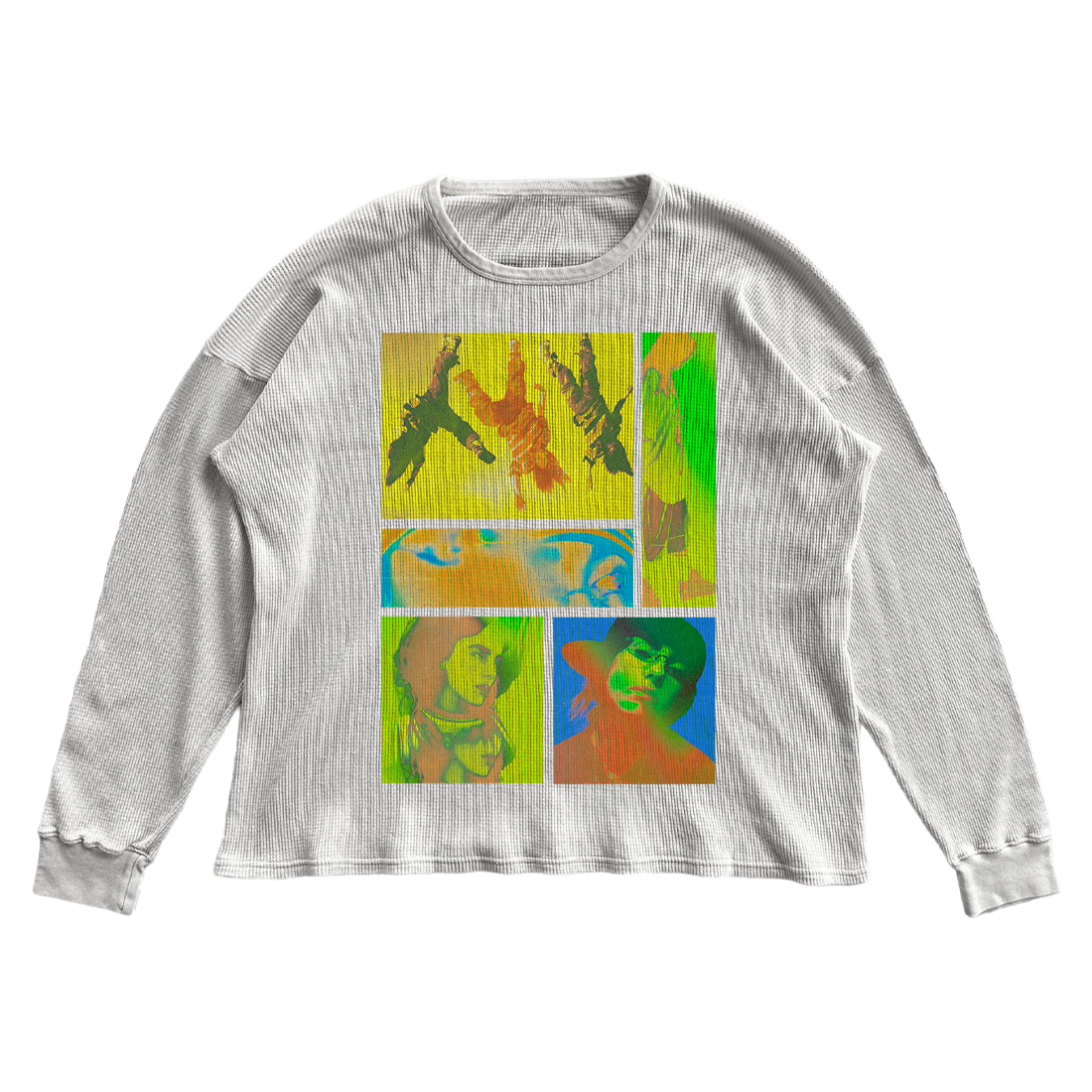 Billie Eilish BIRDS OF A FEATHER COLLAGE  Thermal Long Sleeve 372440