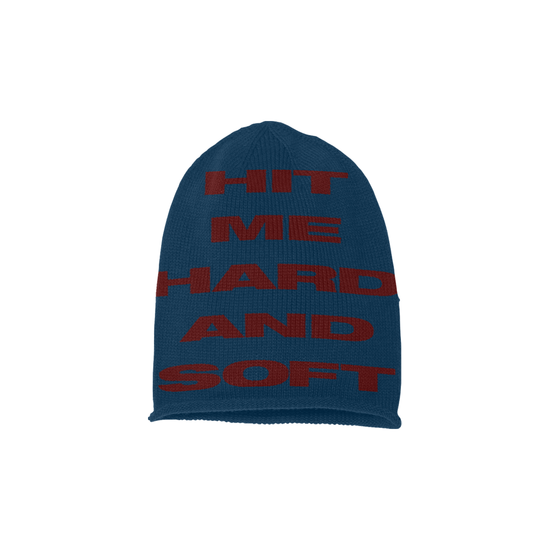 Billie Eilish HIT ME HARD AND SOFT Blue Red Beanie 361465