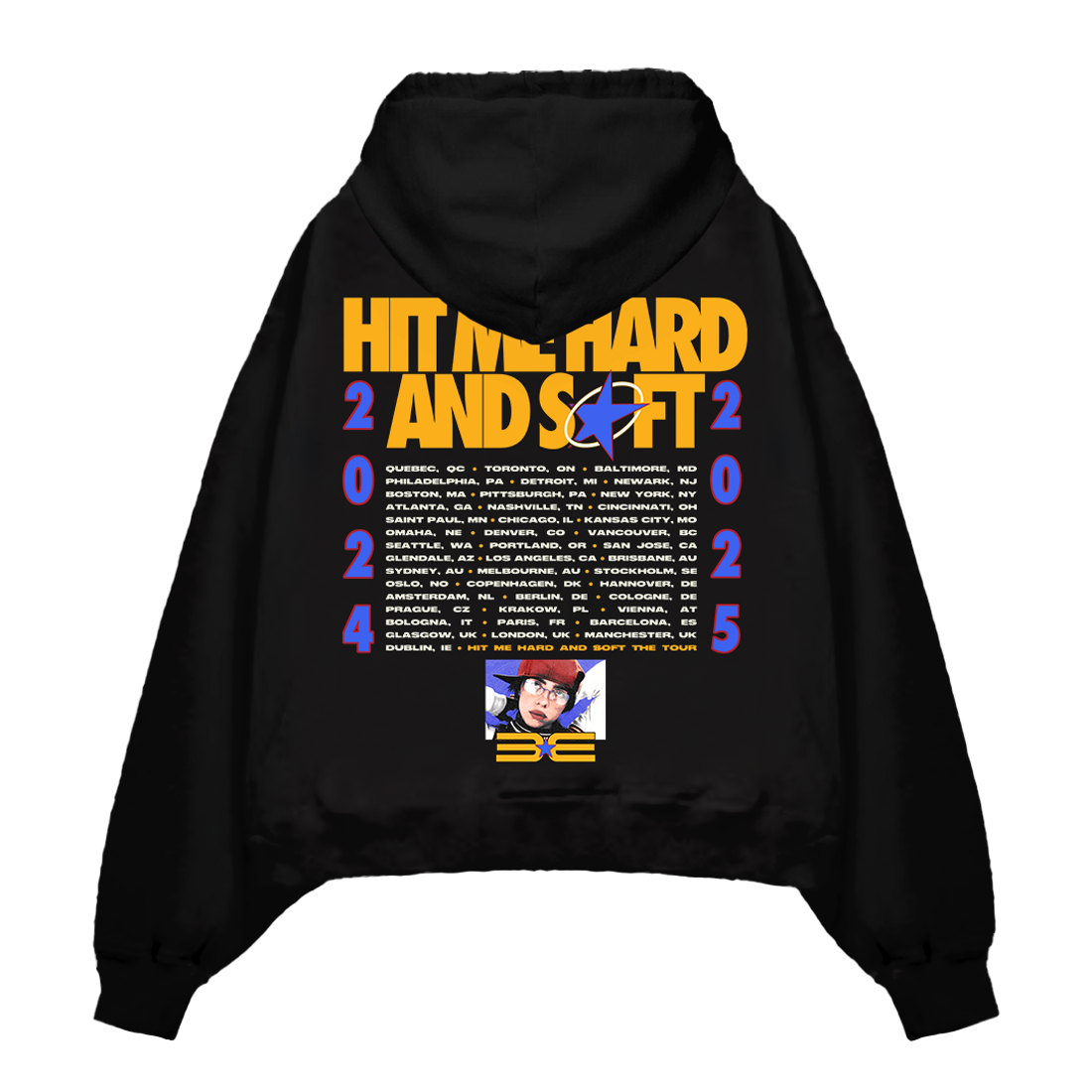 HIT ME HARD AND SOFT WORLD TOUR Pullover Hoodie Billie Eilish