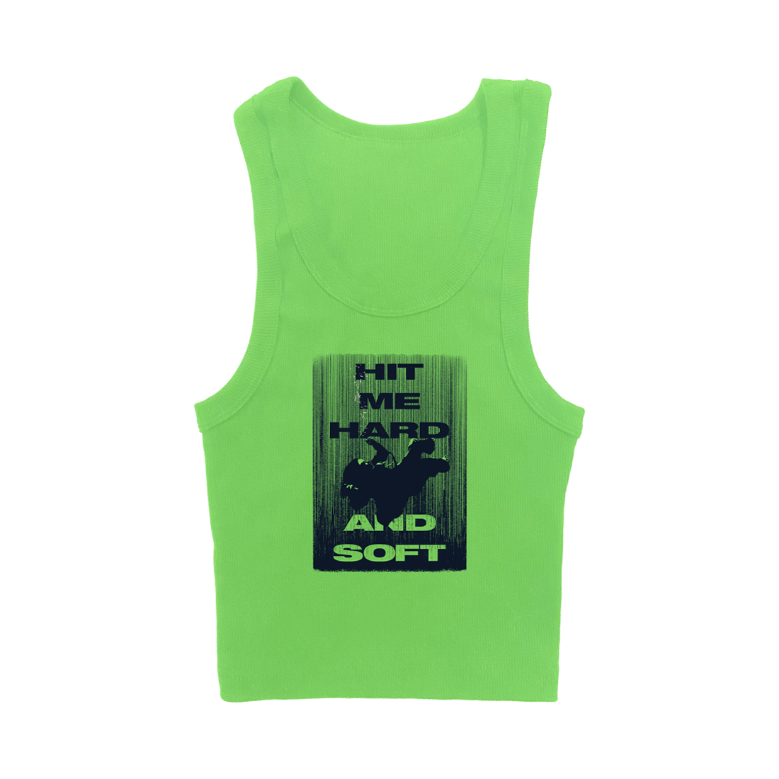 Billie Eilish HIT ME HARD AND SOFT Green Crop Tank 354621