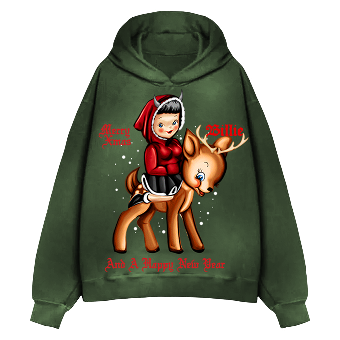 Billie Eilish Merry X-Mas  Hoodie 259184