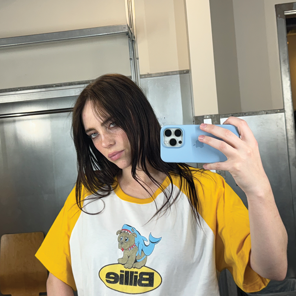 Billie Eilish Shark Raglan Tee Raglan Tee 378643