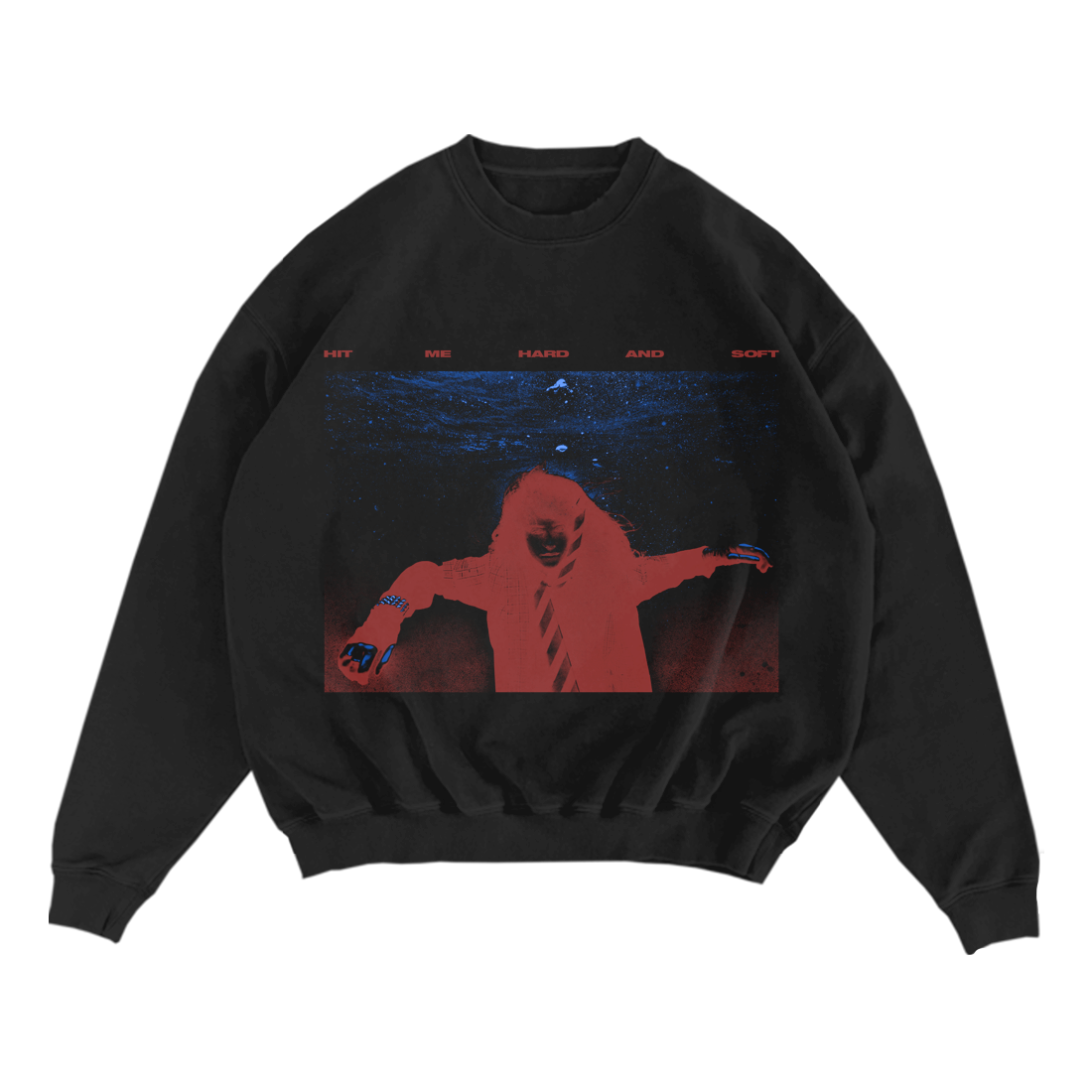 Billie Eilish Sinking Black Crewneck Sweatshirt 361417